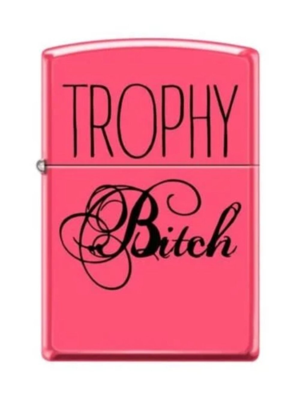 Neon Pink Trophy   Zippo Lighter